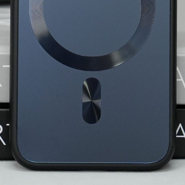 Чохол для iPhone 15 Plus Чорний TPU+Glass Sapphire Midnight with MagSafe - Зображення 2