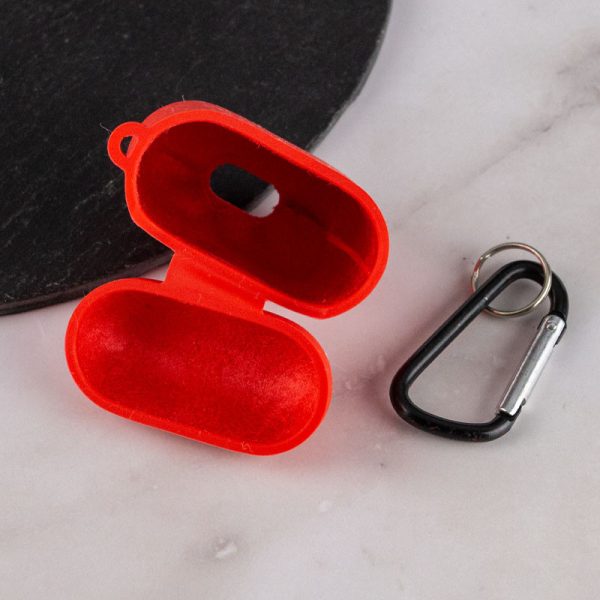 Силіконовий футляр для Airpods 1/2 з мікрофіброю - Зображення 4