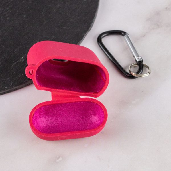 Силіконовий футляр для Airpods 1/2 з мікрофіброю - Зображення 4