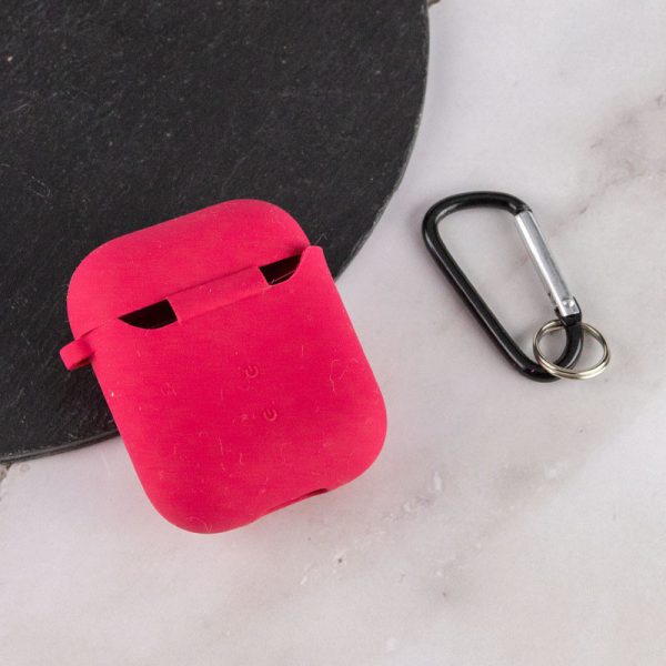 Силіконовий футляр для Airpods 1/2 з мікрофіброю - Зображення 5