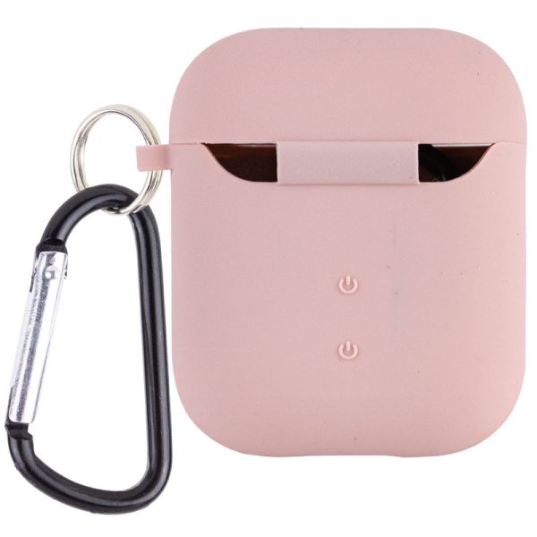 Силіконовий футляр для Airpods 1/2 з мікрофіброю - Зображення 2