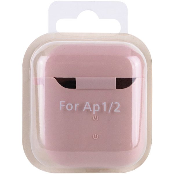 Силіконовий футляр для Airpods 1/2 з мікрофіброю - Зображення 5