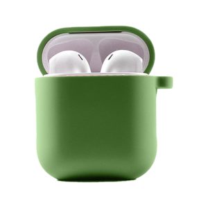 Силіконовий футляр для Airpods 1/2 з мікрофіброю