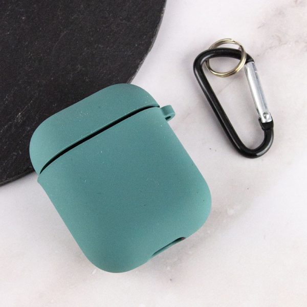 Силіконовий футляр для Airpods 1/2 з мікрофіброю - Зображення 3