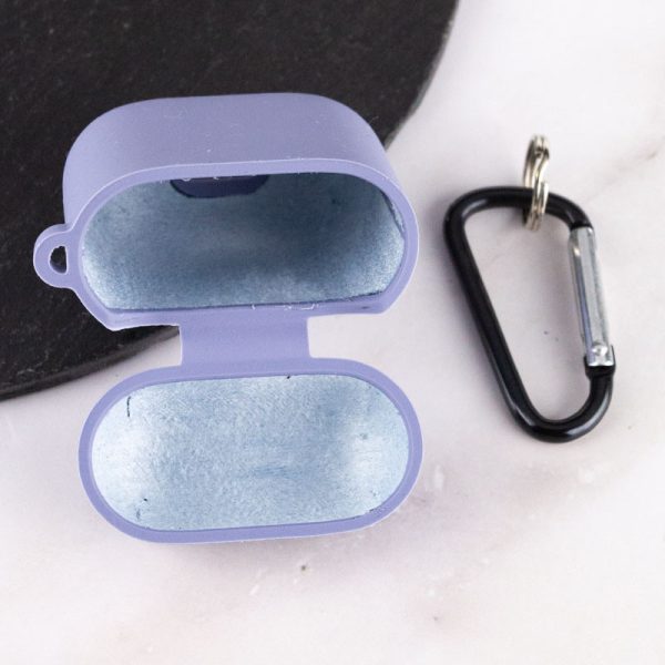 Силіконовий футляр для Airpods 1/2 з мікрофіброю - Зображення 5