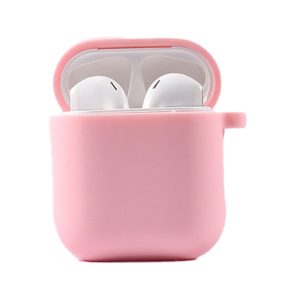 Силіконовий футляр для Airpods 1/2 з мікрофіброю