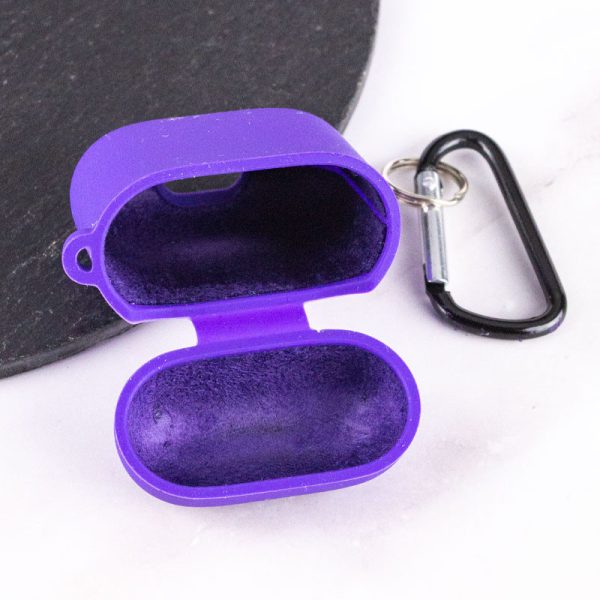 Силіконовий футляр для Airpods 1/2 з мікрофіброю - Зображення 5