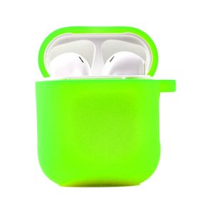 Силіконовий футляр для Airpods 1/2 з мікрофіброю