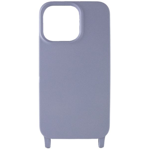 Чохол для iPhone 13 Сірий TPU two straps California - Зображення 2