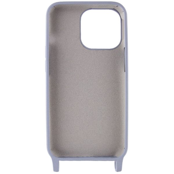 Чохол для iPhone 13 Сірий TPU two straps California - Зображення 3
