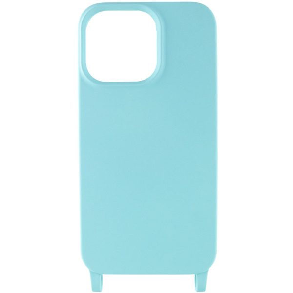 Чохол для iPhone 12 Pro Max Бірюзовий TPU two straps California - Зображення 2