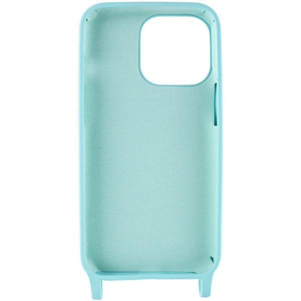 Чохол для iPhone 12 Pro Max Бірюзовий TPU two straps California - Зображення 3