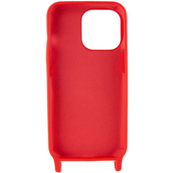 Чохол для iPhone 12 Pro Max Червоний TPU two straps California - Зображення 3
