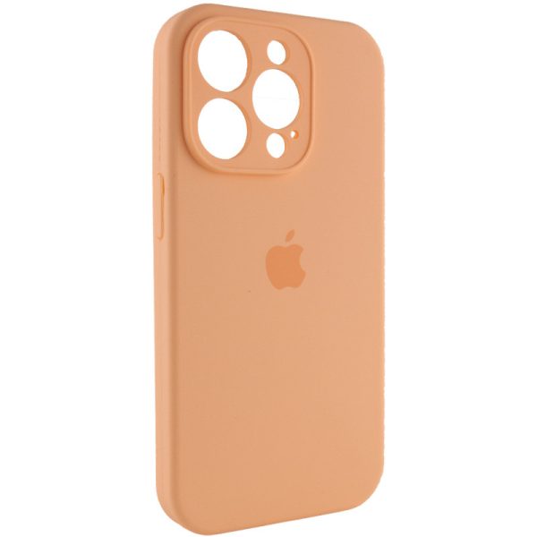 Чохол для iPhone 15 Pro Max Помаранчевий Silicone Case Full Camera Protective - Зображення 2