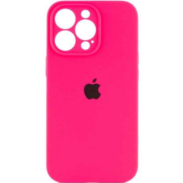 Чохол для iPhone 15 Pro Max Рожевий Silicone Case Full Camera Protective