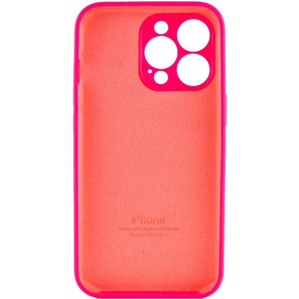 Чохол для iPhone 15 Pro Max Рожевий Silicone Case Full Camera Protective - Зображення 2