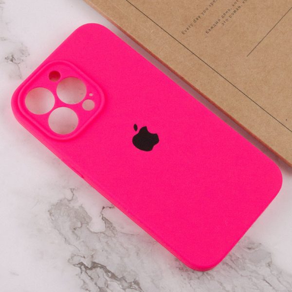 Чохол для iPhone 15 Pro Max Рожевий Silicone Case Full Camera Protective - Зображення 4