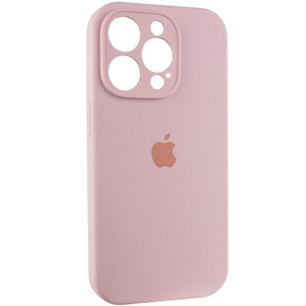 Чохол для iPhone 15 Pro Max Рожевий Silicone Case Full Camera Protective - Зображення 2