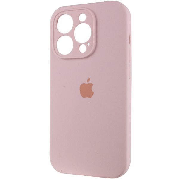 Чохол для iPhone 15 Pro Max Рожевий Silicone Case Full Camera Protective - Зображення 3