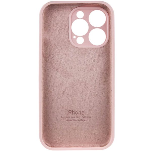 Чохол для iPhone 15 Pro Max Рожевий Silicone Case Full Camera Protective - Зображення 4
