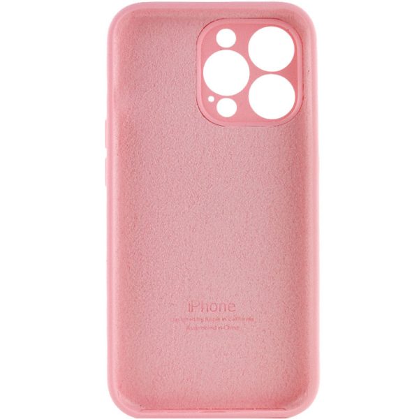 Чохол для iPhone 15 Pro Max Рожевий Silicone Case Full Camera Protective - Зображення 2