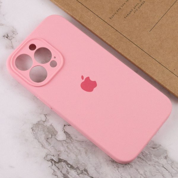 Чохол для iPhone 15 Pro Max Рожевий Silicone Case Full Camera Protective - Зображення 4