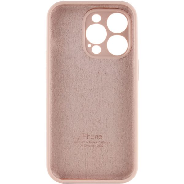Чохол для iPhone 15 Pro Max Рожевий Silicone Case Full Camera Protective - Зображення 4