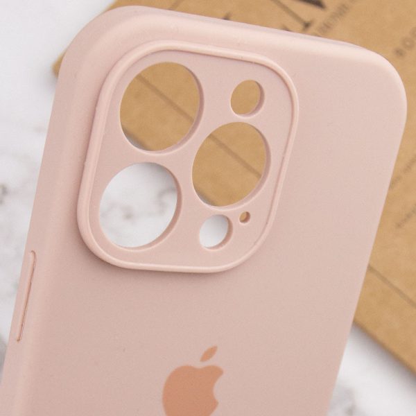 Чохол для iPhone 15 Pro Max Рожевий Silicone Case Full Camera Protective - Зображення 6