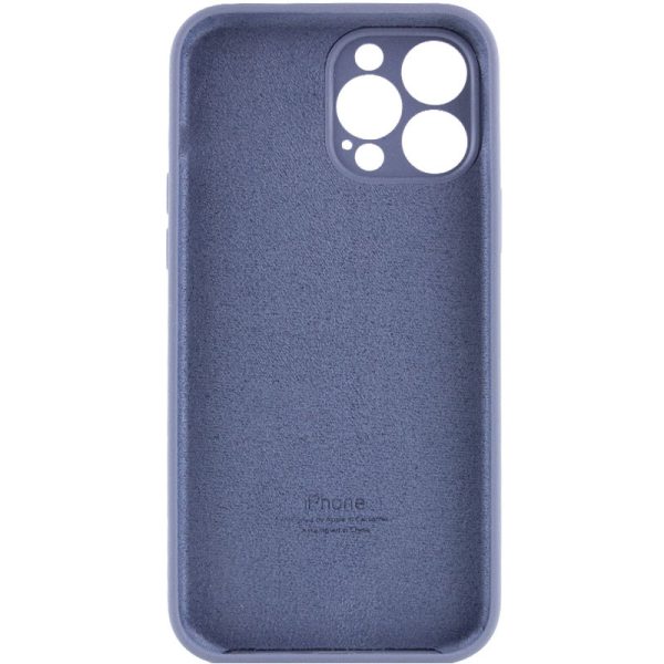 Чохол для iPhone 15 Pro Max Сірий Silicone Case Full Camera Protective - Зображення 2