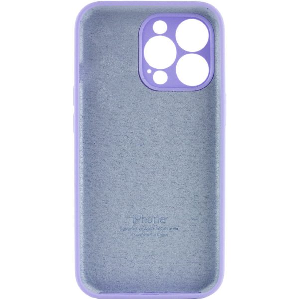 Чохол для iPhone 15 Pro Max Фіолетовий Silicone Case Full Camera Protective - Зображення 2