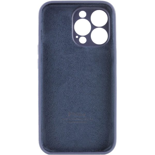 Чохол для iPhone 15 Pro Max Синій Silicone Case Full Camera Protective - Зображення 2