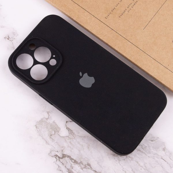 Чохол для iPhone 15 Pro Max Чорний Silicone Case Full Camera Protective - Зображення 3