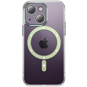 Чохол для iPhone 13 Зелений TPU+PC Colorful with MagSafe