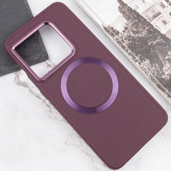 Чохол для OnePlus 10 Pro Бордовий Bonbon Metal Style with MagSafe - Зображення 5