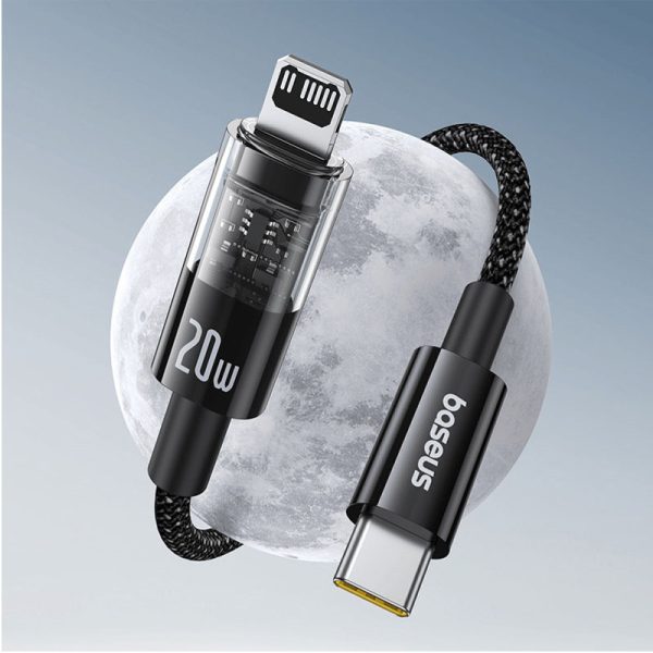 Дата кабель Baseus Gem Fast Charging Type-C to Lightning 20W (1m) (P10373001) - Зображення 3