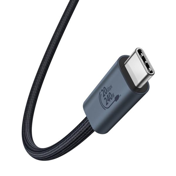 Дата кабель Baseus Flash 2 USB4 Full-Featured Type-C to Type-C 240W (1.8m) (P10311803112) - Зображення 3