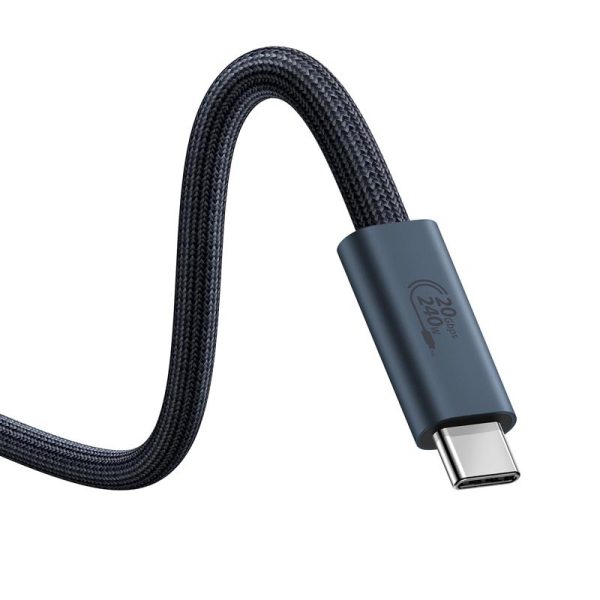 Дата кабель Baseus Flash 2 USB4 Full-Featured Type-C to Type-C 240W (1.8m) (P10311803112) - Зображення 6
