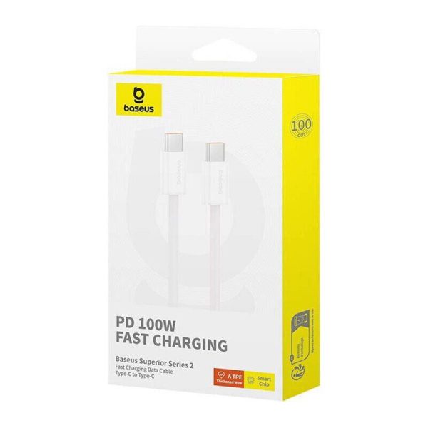 Дата кабель Baseus Superior 2 Fast Charging Type-C to Type-C 100W (1m) (P10365200211-03) - Зображення 4