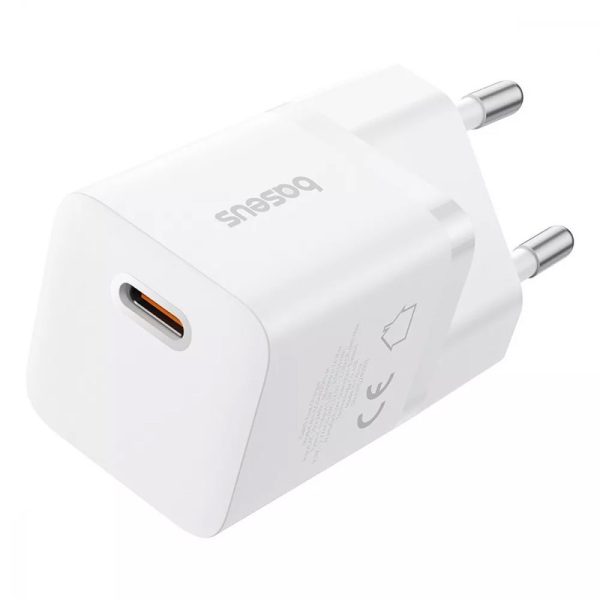 Зарядний пристрій Baseus GaN5 Fast Charger (mini) 1C 25W + Type-C to Type-C (P10110909113) - Зображення 2