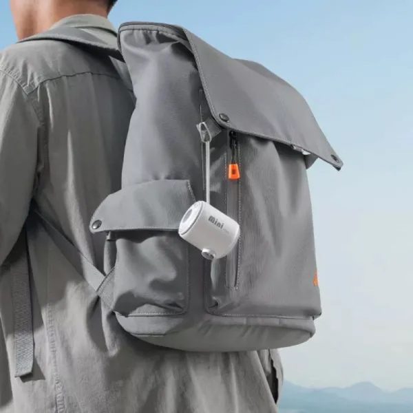 Портативний насос Baseus PocketGo Portable Air Pump 1600 mAh with LED lamp (C11157700221-00) - Зображення 7