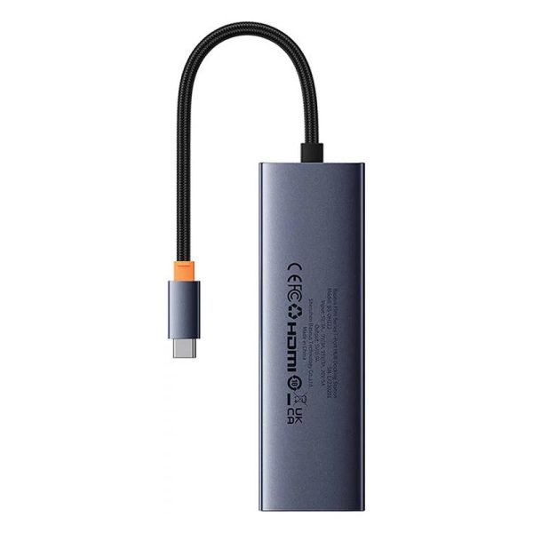 Перехідник Baseus Hub UltraJoy 7-Port (Type-C to HDMI4K@60Hz+USB3.0*2+PD+SD/TF3.0+3.5mm) (B0005280) - Зображення 5