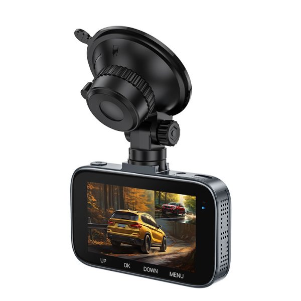 Відеореєстратор Hoco DV6 Driving recorder with 3-inch display (with rear camera) - Зображення 2