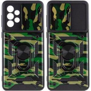 Ударостійкий чохол для Samsung Galaxy A73 5G Зелений Camshield Serge Ring Camo