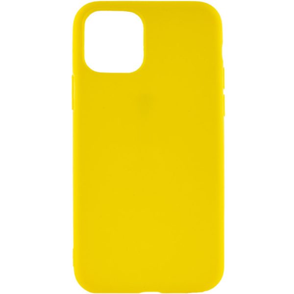 Силіконовий чохол для Apple iPhone 11 Pro Жовтий Candy