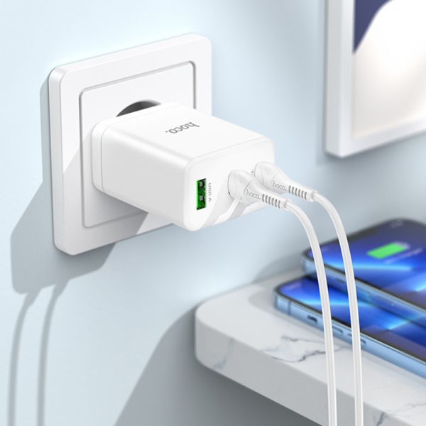 Зарядний пристрій Hoco N33 Start PD35W (2C/1A) + Type-C to Lightning - Зображення 6