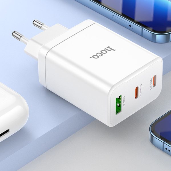 Зарядний пристрій Hoco N33 Start PD35W (2C/1A) + Type-C to Lightning - Зображення 8