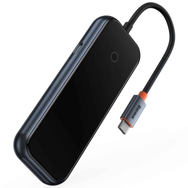 Перехідник Baseus Hub AcmeJoy 4-Port Type-C (USB3.0*3+Type-C PD&Data*1) (WKJZ) - Зображення 3