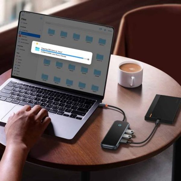 Перехідник Baseus Hub AcmeJoy 4-Port Type-C (USB3.0*3+Type-C PD&Data*1) (WKJZ) - Зображення 4