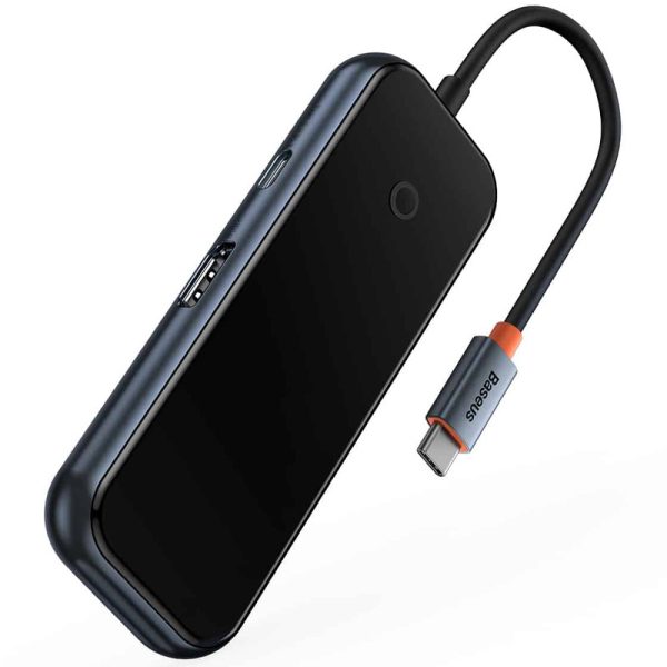 Перехідник Baseus Hub AcmeJoy 5-Port Type-C (HDMI*1+USB3.0*2+USB2.0*1+Type-C PD&Data*1) (WKJZ) - Зображення 2
