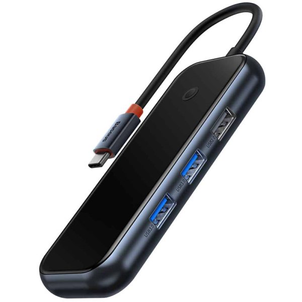 Перехідник Baseus Hub AcmeJoy 5-Port Type-C (HDMI*1+USB3.0*2+USB2.0*1+Type-C PD&Data*1) (WKJZ) - Зображення 3